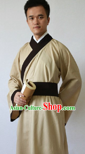 Ancient Chinese Student Hanfu Costume for Men