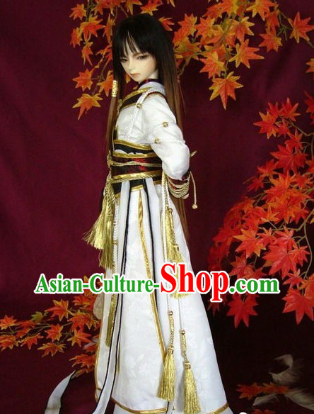 Ancient Chinese Swordsman Clothing Complete Set