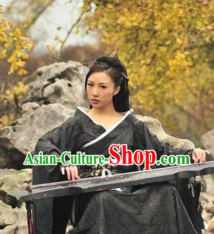 Ancient Chinese World Empress Black Clothes