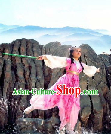 Chinese Heroin Huang Rong Kung Fu Outfit for Women