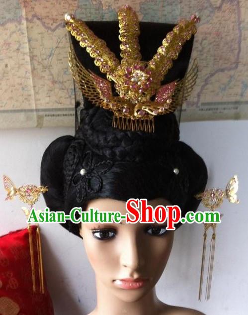 Tang Dynasty Empress Phoenix Accessories and Wig