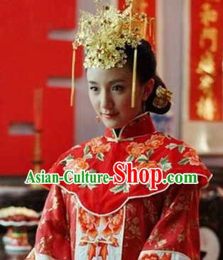 Chinese Classical Wedding Butterfly Shape Phoenix Coronet for Brides
