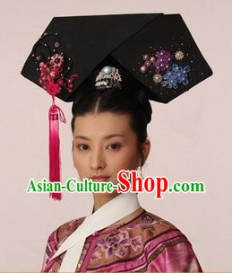 Qing Dynasty Empress Concubine Manchu Hat