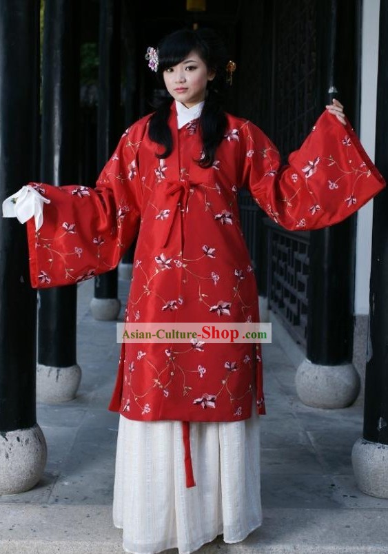 Ancient Ming Dynasty Wedding Dress for Women