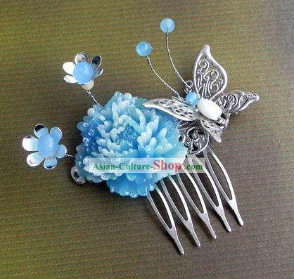 Traditional Chinese Handmade Butterfly Flower Hairpin