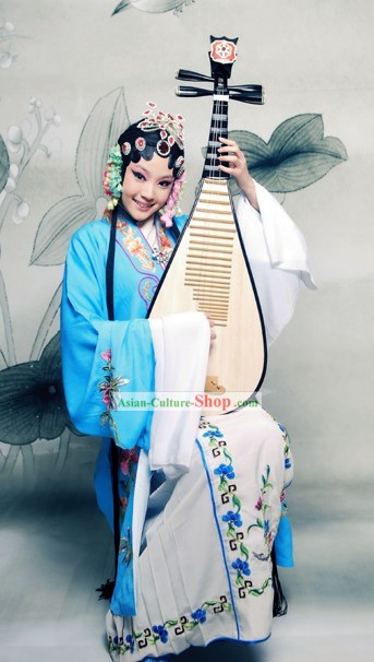 Beijing Opera Hua Dan Actress Costumes Complete Set