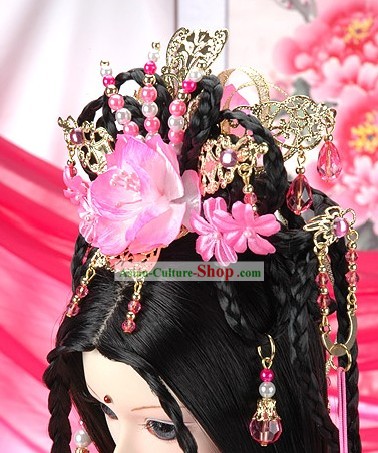 Ancient Palace Princess Hair Accessoreis and Wig Complete Set