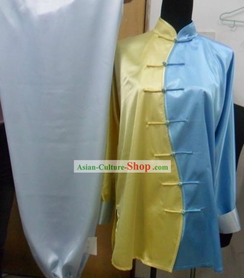 Chinese Classic Silk Tai Chi Costumes Complete Set for Men