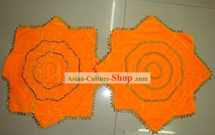 Traditional Chinese Orange Dance Handkerchief