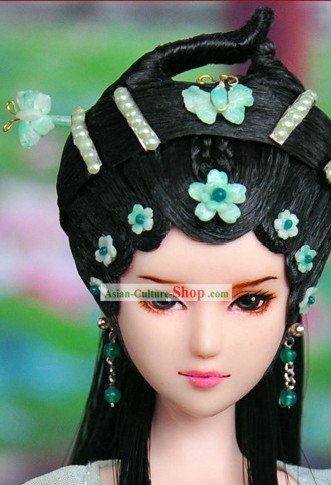 Ancient Chinese Lady Hair Accessories and Wig