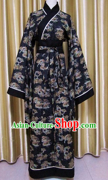 Ancient Chinese Han Dynasty Dragon Clothing for Men