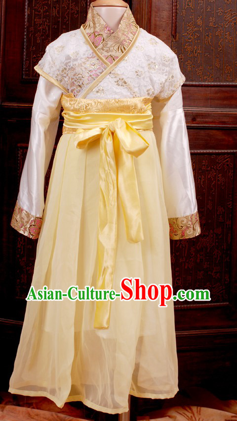 Traditional Chinese Hanfu Clothing Complete Set for Girls