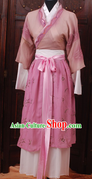 Ancient Chinese Hanfu Dress Complete Set for Women
