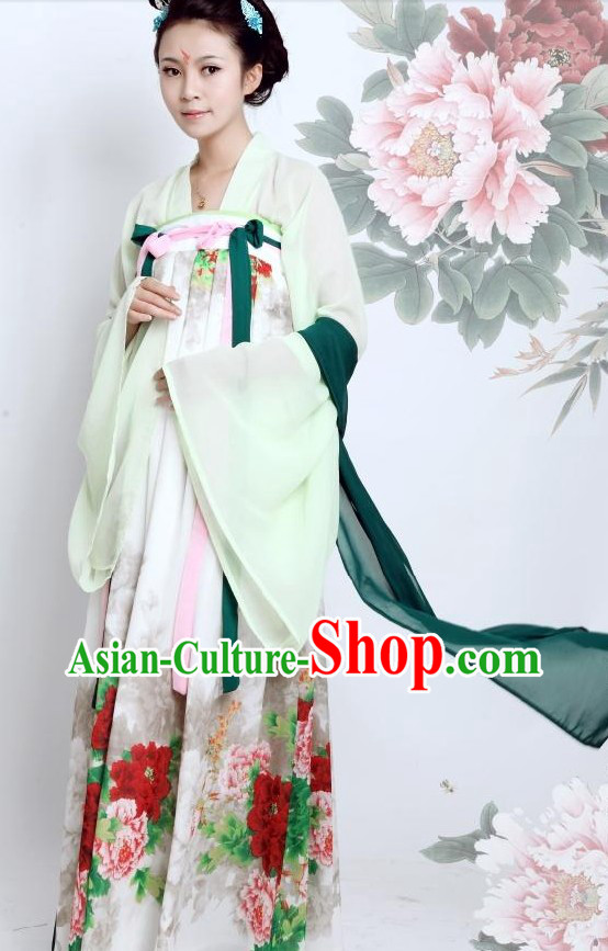 Ancient Chinese Tang Dynasty Beauty Clothing for Women