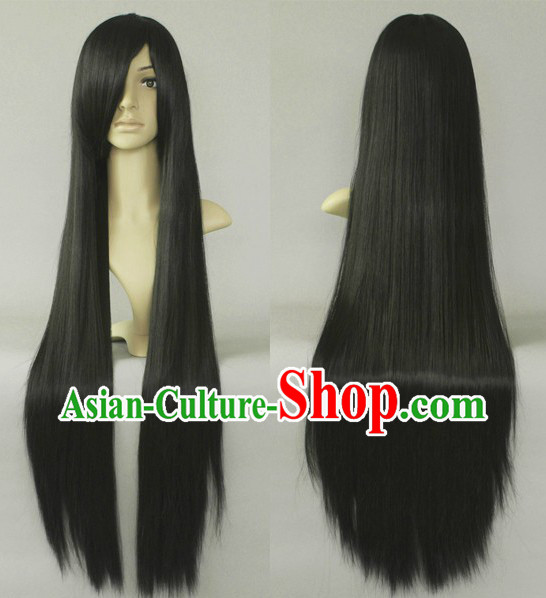 Ancient Chinese Long Guzhuang Wig