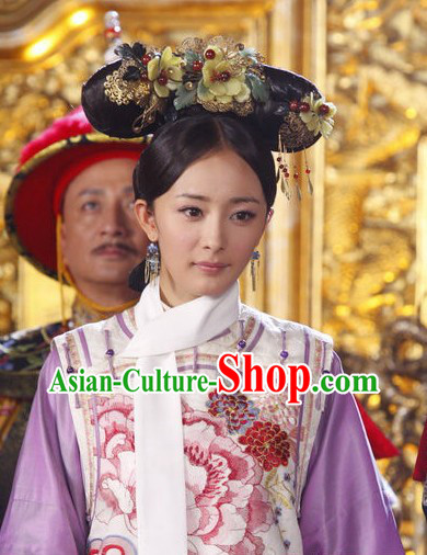 Chinese Qing Dynasty Palace Princess Costume for Women