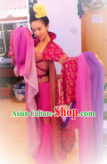 Ancient Chinese Palace Beauty Dance Costume for Women