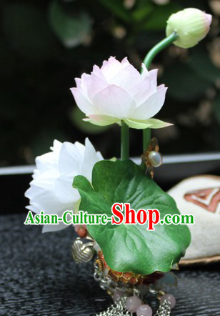 Traditional Chinese Handmade Lotus Hairpin