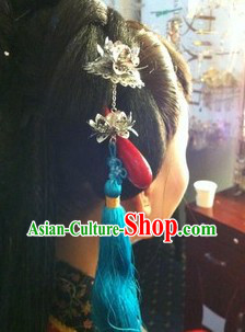 Ancient Chinese Handmade Long Tassel Hanging Hair Accessories