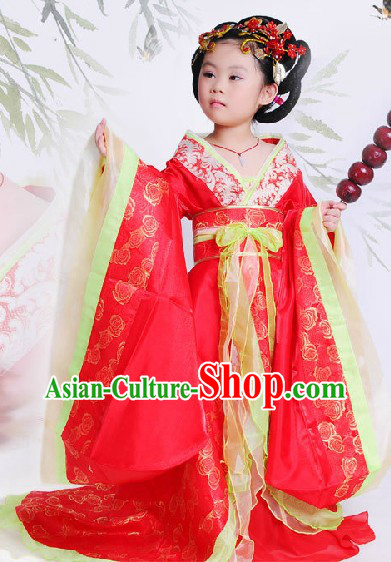 Ancient Chinese Tang Dynasty Princess Costume for Kids