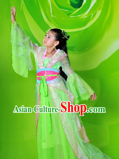 Ancient Chinese Hanfu Fairy Costumes for Children