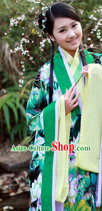 Han Dynasty Lotus Lady Long Robe