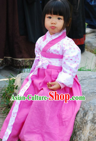 Ancient Chinese Han Clothing for Kids