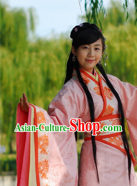Ancient Chinese Han Dynasty Princess Clothing for Lady