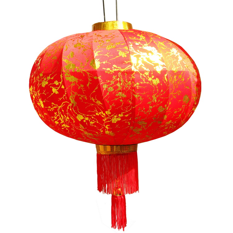 39 Inches Plum Blossom Large Chinese New Year Celebration Red Lantern