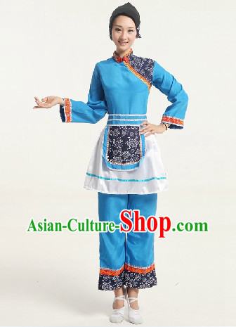 Traditional Chinese Countrywoman Costumes for Women
