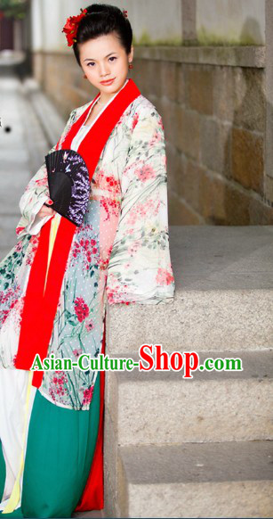Chinese Classical Song Dynasty Lady Clothing Complete Set