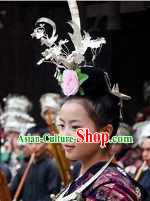 Traditional Chinese Miao Hair Accessories for Women