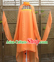 Orange Ancient Chinese Tang Dynasty Costumes