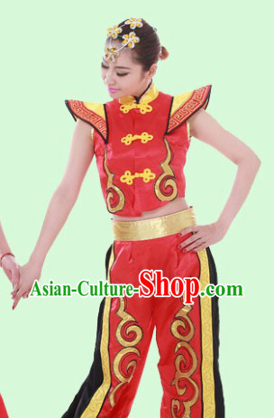 Traditional Chinese Drum Player Suit for Women