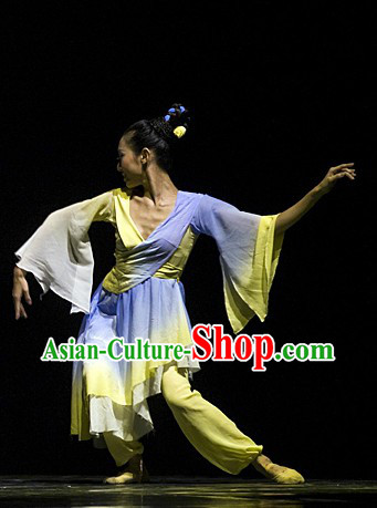 Chinese Classic Dance Costumes Complete Set for Women