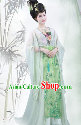 Ancient Chinese Tang Dynasty Princess Outfit Complete Set for Women