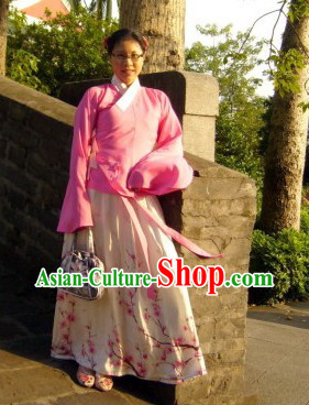 Traditional Chinese Han Fu Robe Complete Set for Women