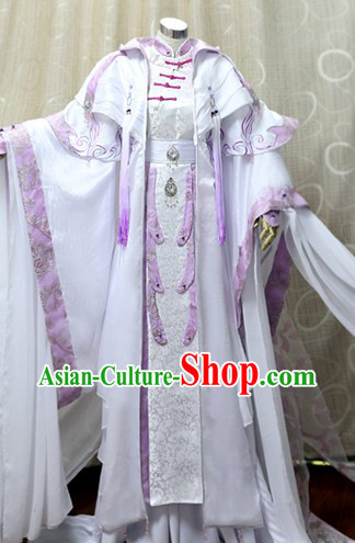 Ancient Chinese Imperial Emperor Cosplay Costumes Complete Set for Men