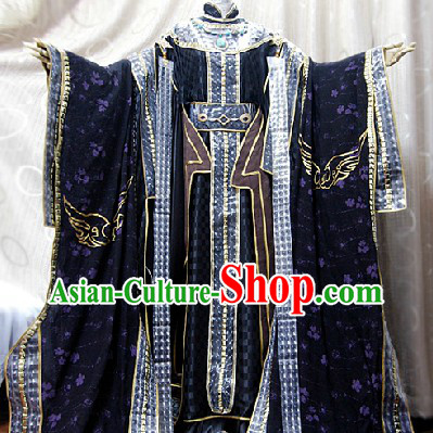 Ancient Chinese Emperor Dress Cosplay Complete Set for Men