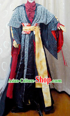 Ancient Chinese Desert Sworman Cosplay Costumes Complete Set
