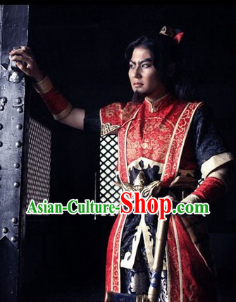 Top Quality Ancient Chinese Swordman Costume Complete Set for Men