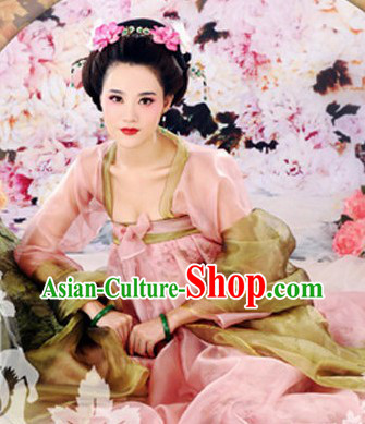 Shang Guan Wan Er Tang Dynasty Imperial Palace Female Official Costumes Complete Set