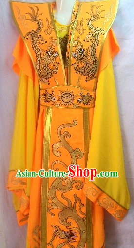 Traditional Chinese Emperor Stage Performance Costumes for Men