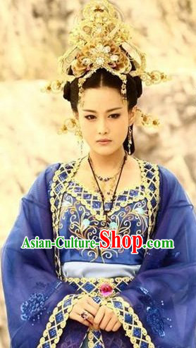 The Legend and The Hero Da Ji Empress Costumes and Headwear Complete Set