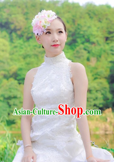 Traditional Chinese Romantic Flower Wedding Hair Accessories Hair Pins