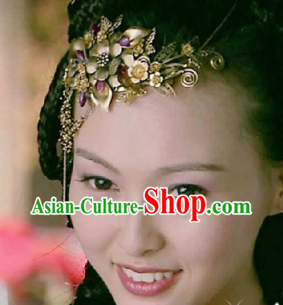 Traditional Ancient Chinese Swordswoman Hair Accessories Complete Set