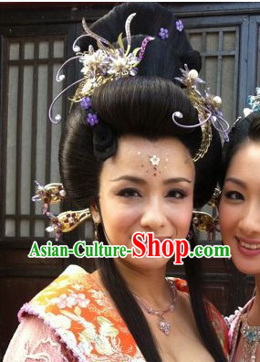 Traditional Chinese Grandmother Phoenix Accessories and Earrings Complete Set