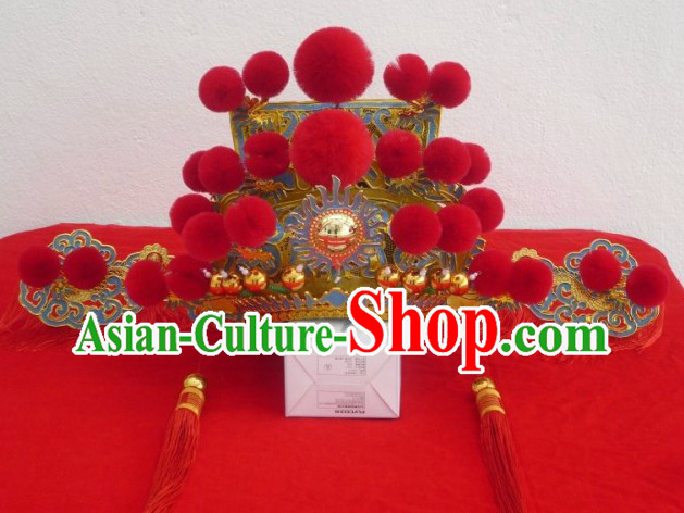 Traditional Chinese Festival Ceremonial Celebration Cai Shen Hat