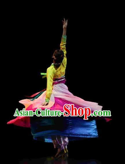 Traditional Korean Dance Costumes Complete Set for Women
