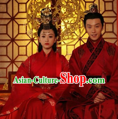 Ancient Chinese Wedding Dresses for Men and Women